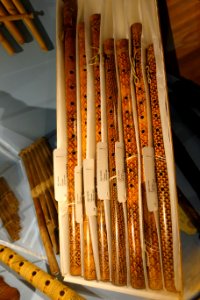 Bamboo flutes, Thailand - Etnografiska museet - Stockholm, Sweden - DSC00977