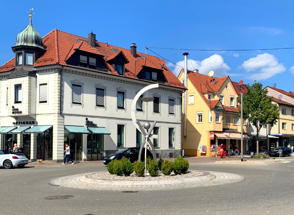 Balingen, Kunstwerk 150 Jahre Bizerba (1)