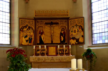 Balduinstein, Kirche, Altartafel