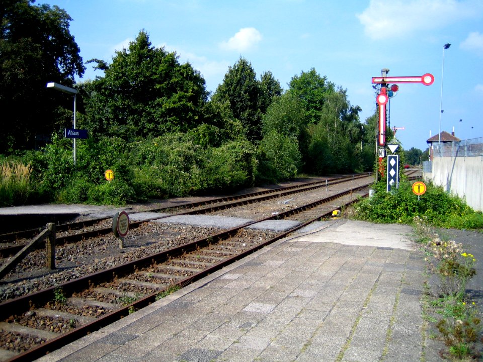 Bahnhof Ahaus Gleisübergang
