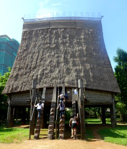 Bahnar Communal House - Vietnam Museum of Ethnology - Hanoi, Vietnam - DSC03414