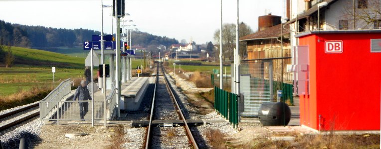 Bahnhof Steinhöring von Osten, 1 photo