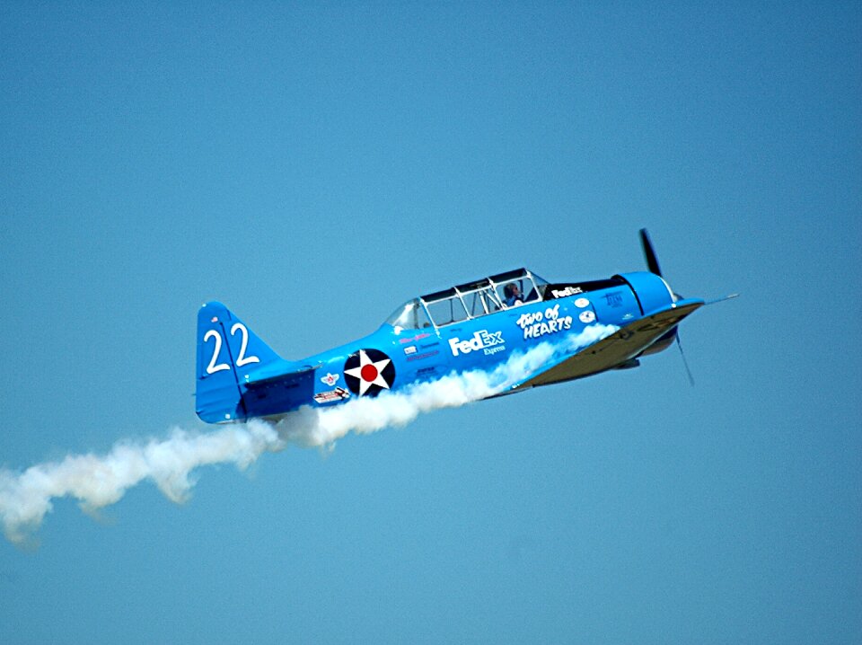Aviation show plane