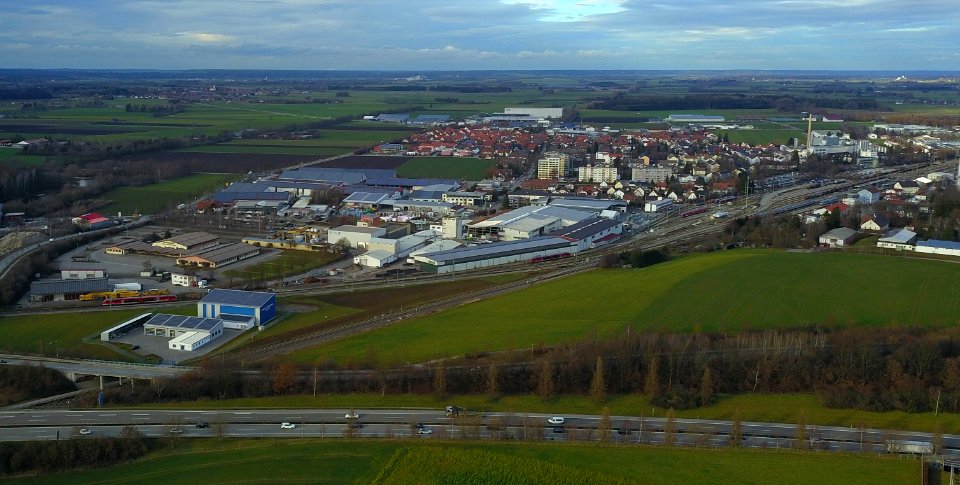Bahnabzweig Buchloe-Memmingen