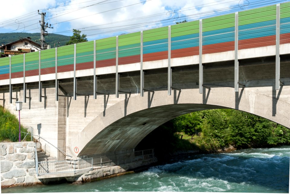 Bahnbrücke über die Sill