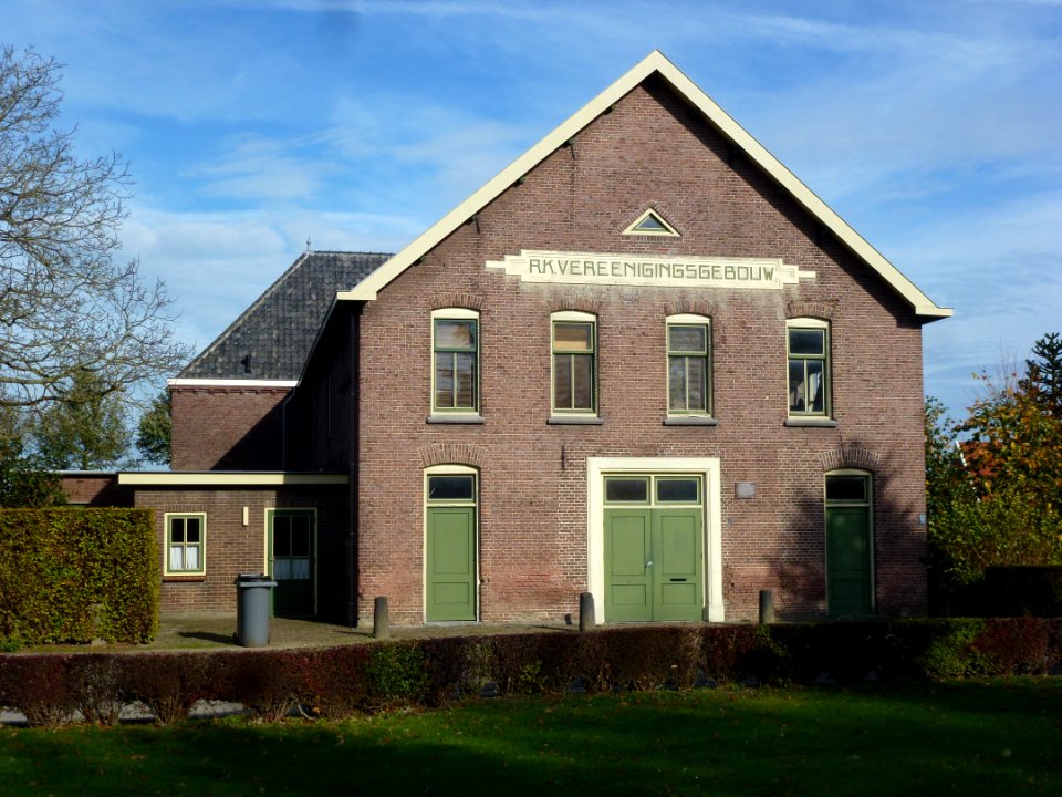 Balgoij (Wijchen) R.K. Vereenigingsgebouw, zijde Hoeveweg 2