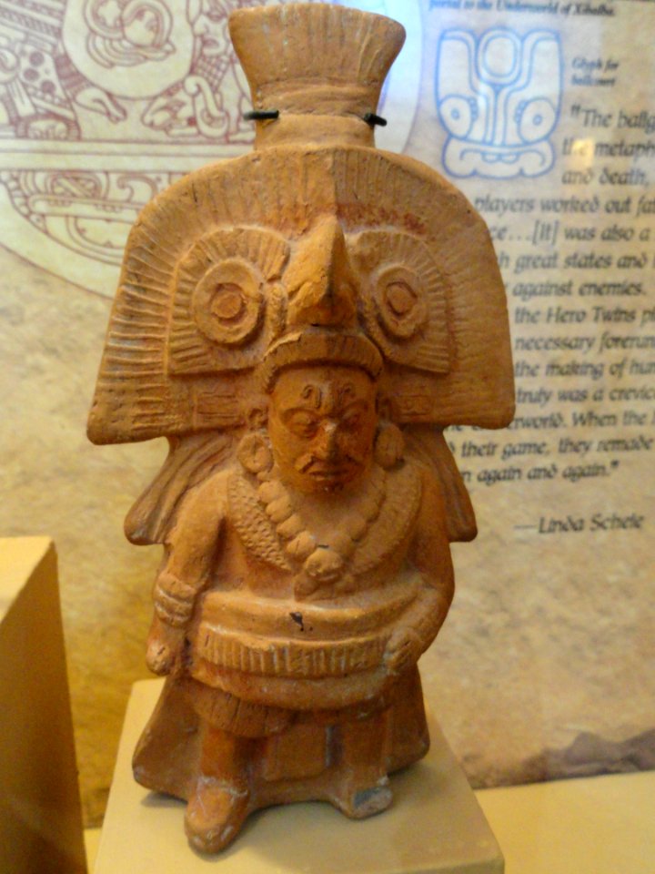 Ball Player Whistle, Jaina Style, Late Classic Mayan - San Diego Museum of Man - DSC06847