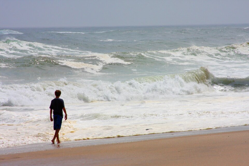 Sea summer waves photo