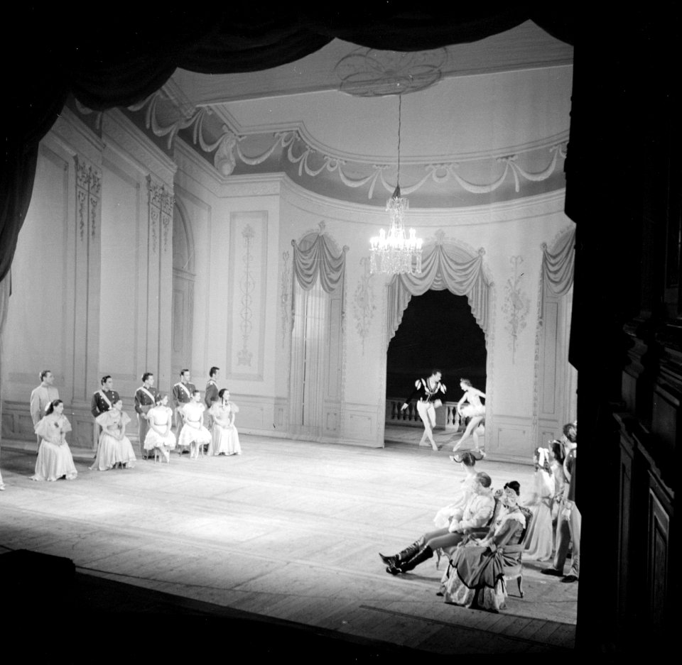 Balletuitvoering van het koninklijk Deens ballet in het koninklijk Deens theater, Bestanddeelnr 252-9226