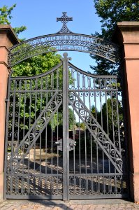 Bad Homburg, Evangelischer Friedhof, Saalburgstraße, Tor