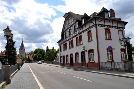 Bad Homburg, Untergasse 1 und Ritter von Marx Brücke