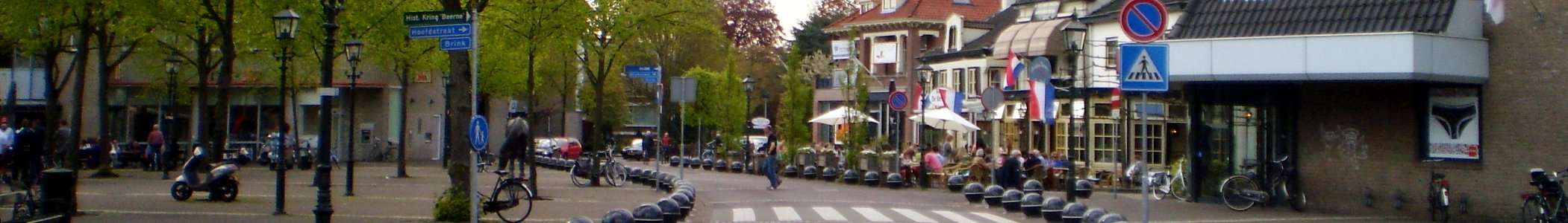 Baarn Brink met terrassen pagebanner