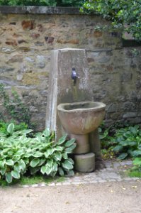 Bad Homburg, Schloss, Brunnen im Schlosspark