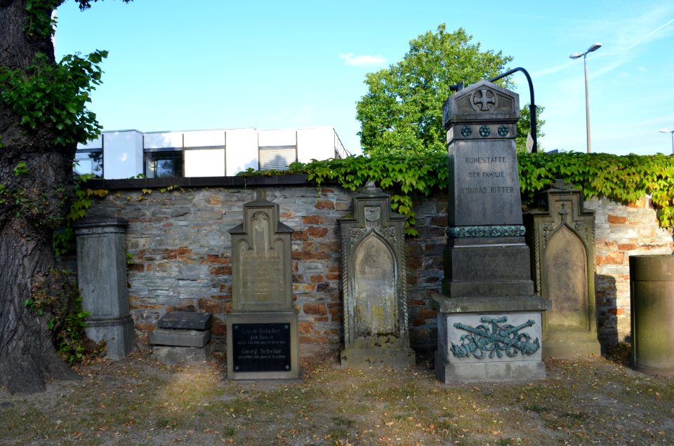 Bad Homburg, Evangelischer Friedhof, Grab Konrad Ritter (1)
