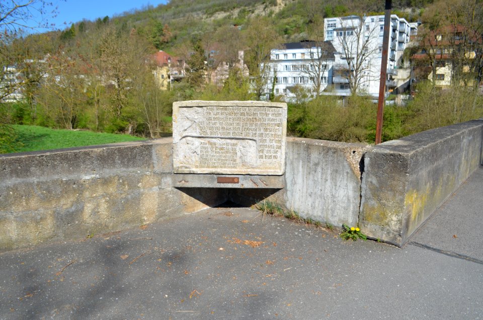 Bad Mergentheim, Wolfgangstraße, Brücke, Stein