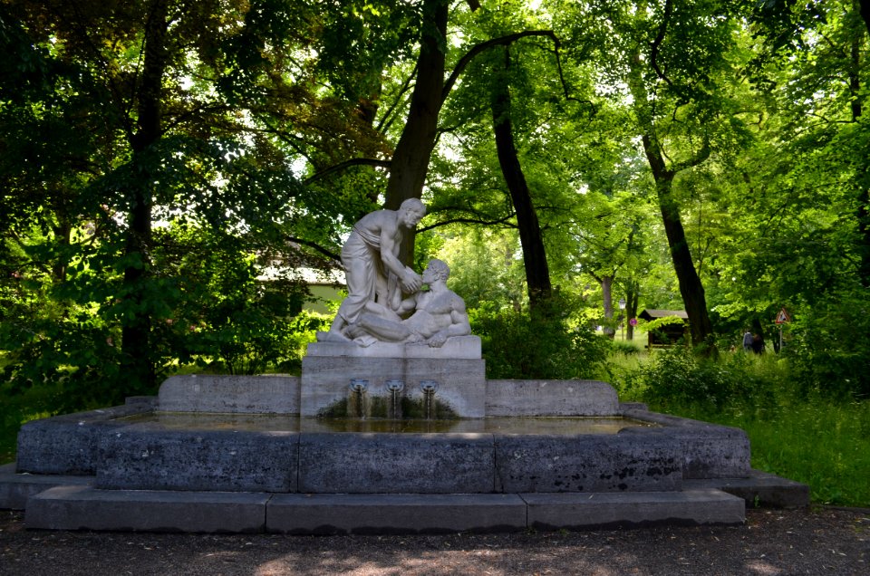 Bad Homburg, Kurpark, Samariterbrunnen