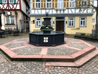 Bad Mergentheim, Mühlwehrstraße, Bunnen