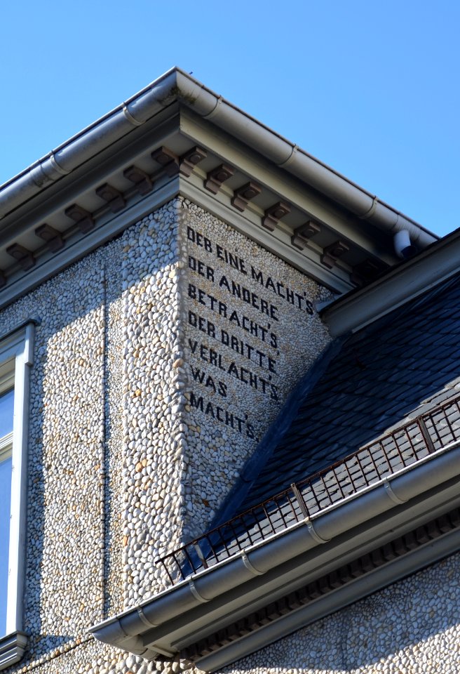 Bad Homburg, Dorotheenstraße 12, Inschrift 2