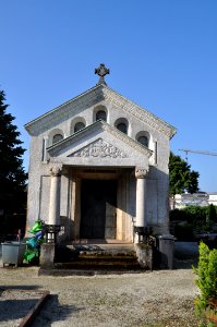 Bad Homburg, Evangelischer Friedhof, Saalburgstraße, Kapelle, Front
