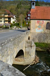 Bad Mergentheim, Wolfgangstraße, Brücke