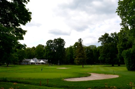 Bad Homburg, Kurpark. Golfhaus, Rückseite
