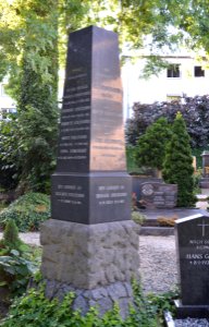 Bad Homburg, Evangelischer Friedhof, Grab August Schleußner