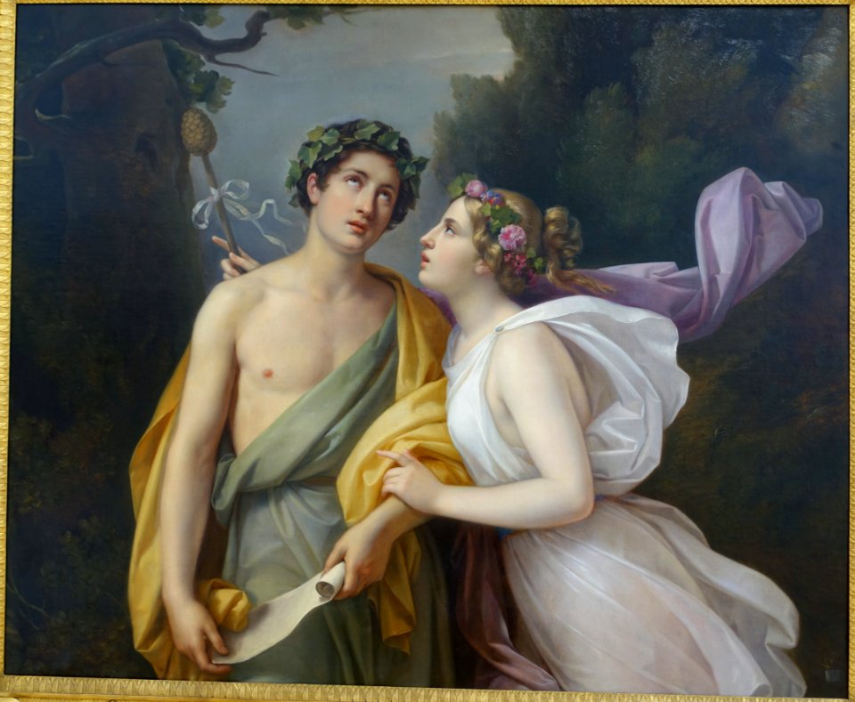 Bacchus and Ariadne by Natale Carta, c. 1840 - Galleria nazionale d'arte moderna - Rome, Italy - DSC05198