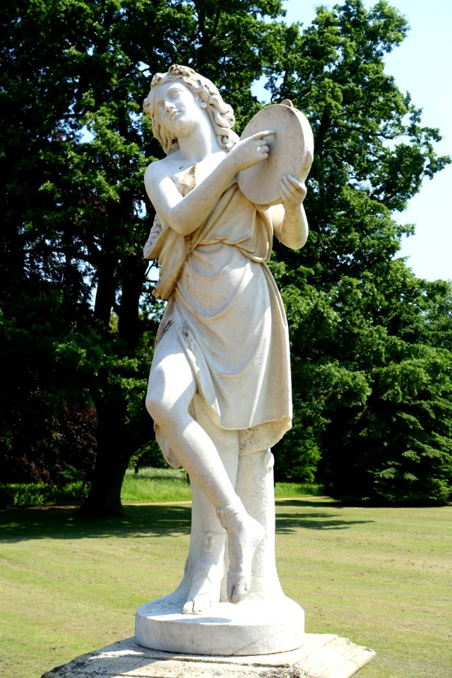 Bacchante, mid 1800s, marble - Wrest Park - Bedfordshire, England - DSC08267