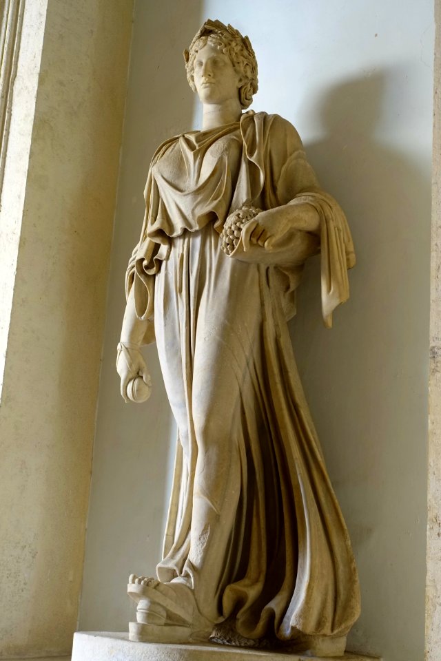 Bacchante, S 39, view 2, Roman, 1st century AD, marble, after Greek work from the 5th century BC - Musei Capitolini - Rome, Italy - DSC06139