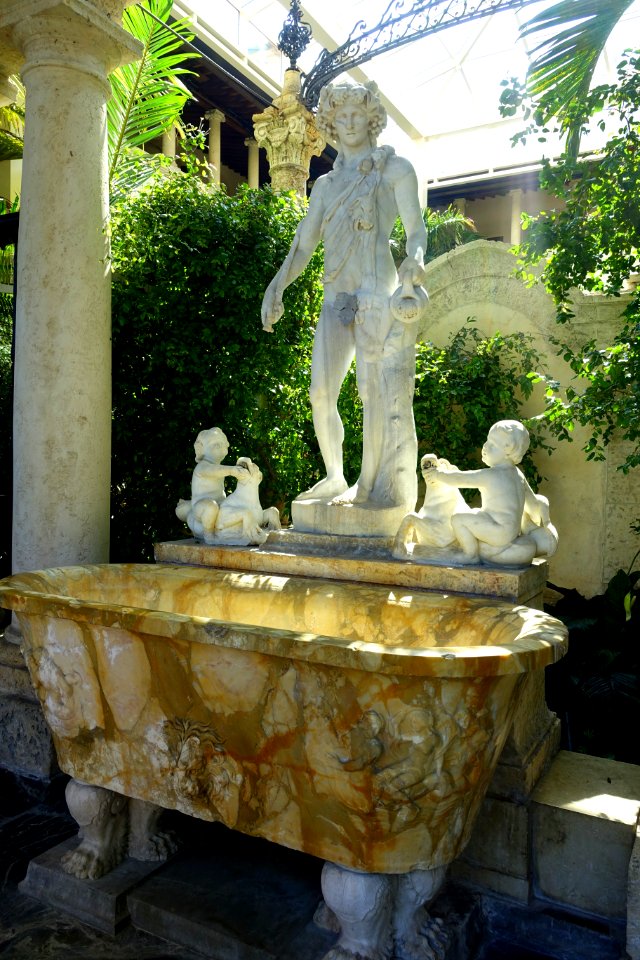 Bacchus Fountain - Vizcaya Museum and Gardens - Miami, Florida - DSC08292