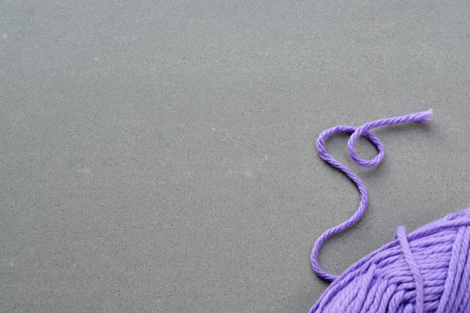 Knitting accessories woollen color