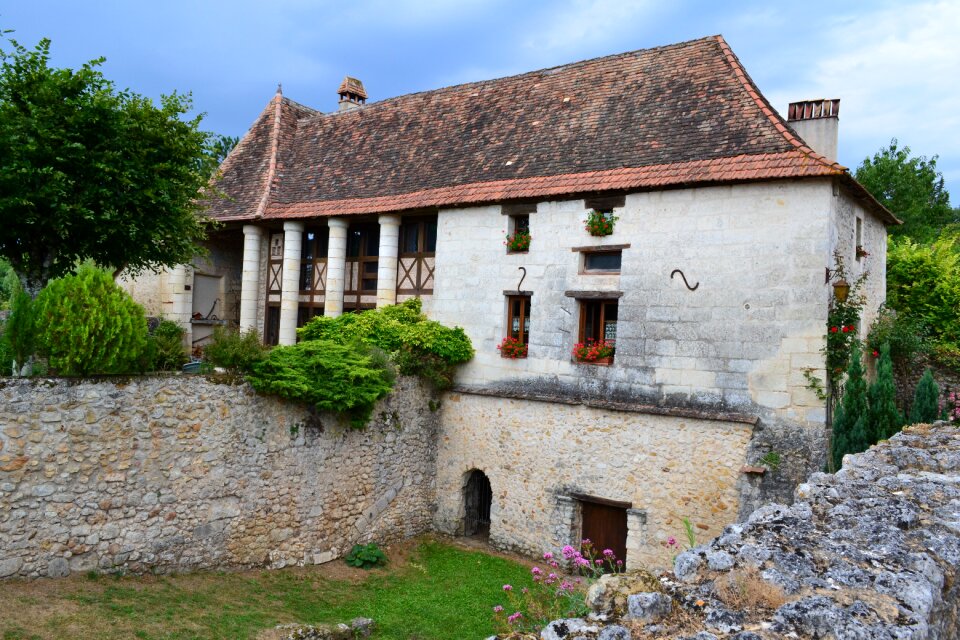 Perigordian style medieval village perigord roof