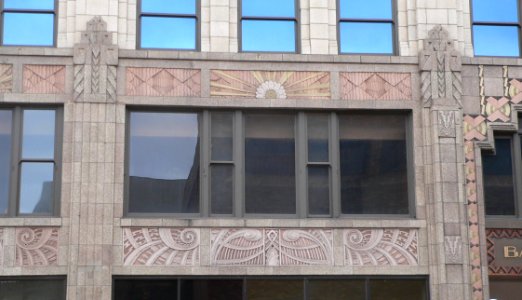 Badgerow Bldg N side detail 1