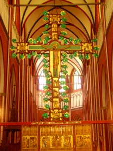 Bad Doberan Münster Innen Kreuzaltar Jesusseite 4