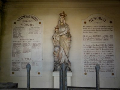 Badonviller (M-et-M) chapelle 1939-45 In Memoriam, intérieur