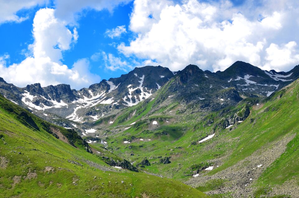 Mountain clouds peace