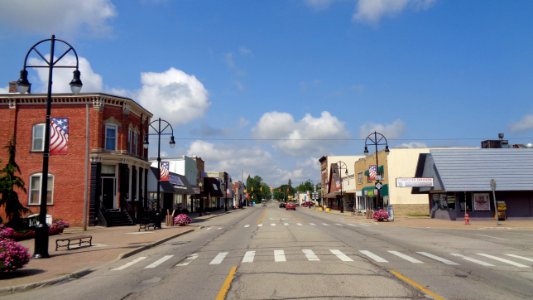 Bad Axe, Michigan along M-142