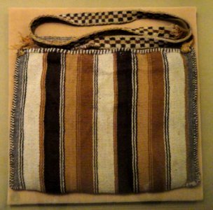 Bag, warp-faced plain weave, camelid fiber, Inka style, Chancay Valley - DSC06125 photo