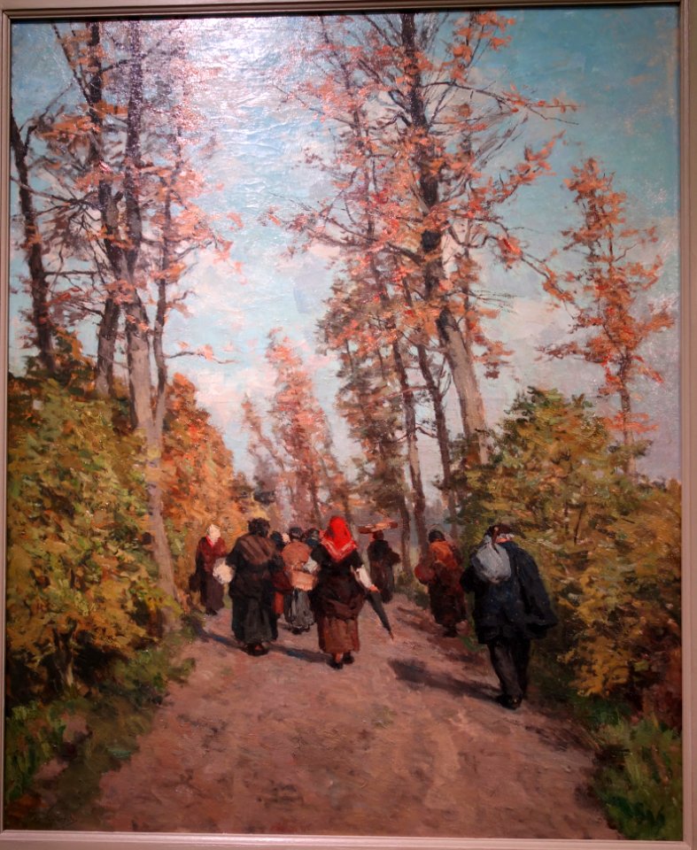 Back from the Market by Isidoor Verheyden, undated - Museum M - Leuven, Belgium - DSC05475