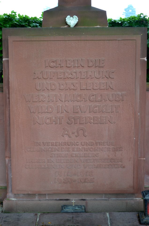 Bad Camberg, Friedhof, Kriegerdenkmal (1)