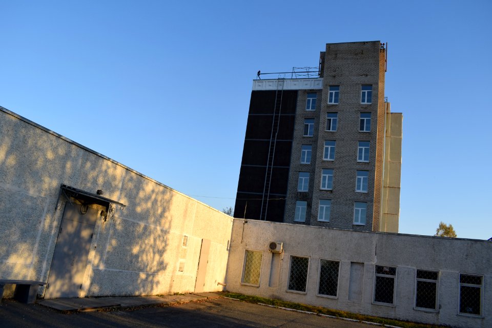 Back of Hotel Avia at old terminal B of Vladivostok International Airport. 07