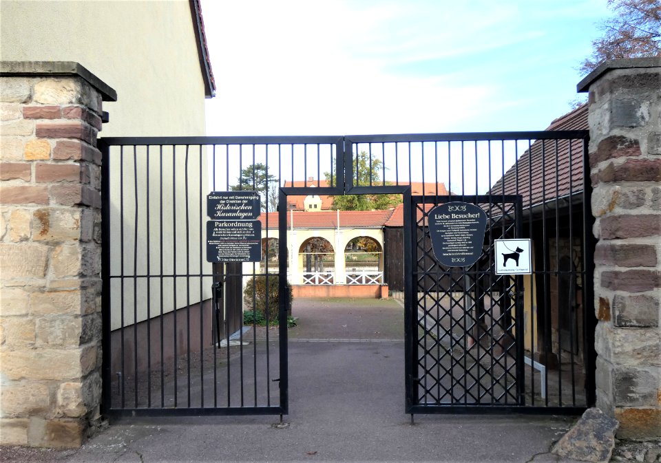 Bad Lauchstädt EingangParkstr Kuranlagen
