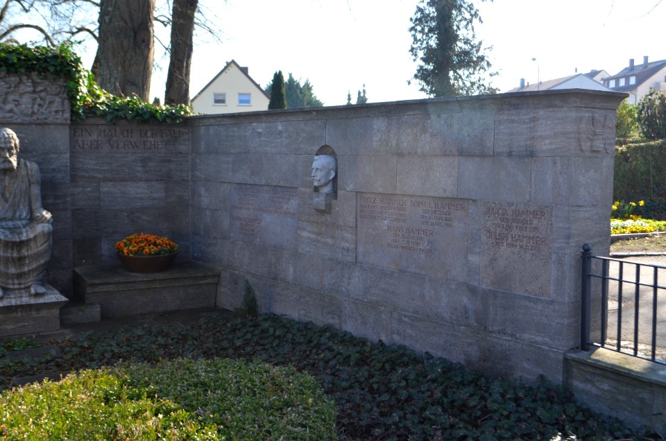 Bad Mergentheim, Alter Friedhof, Grab Hammer (2)
