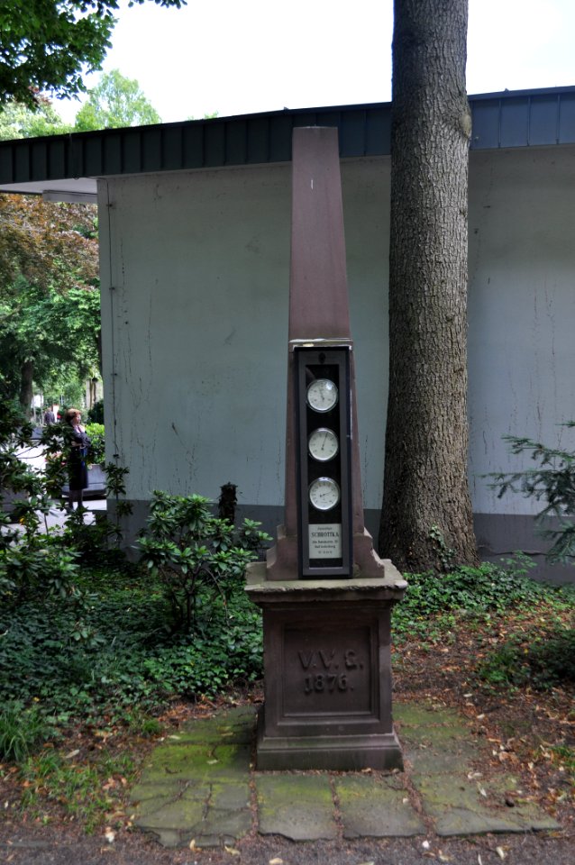 Bad Godesberg, Stadtpark, Wettersäule