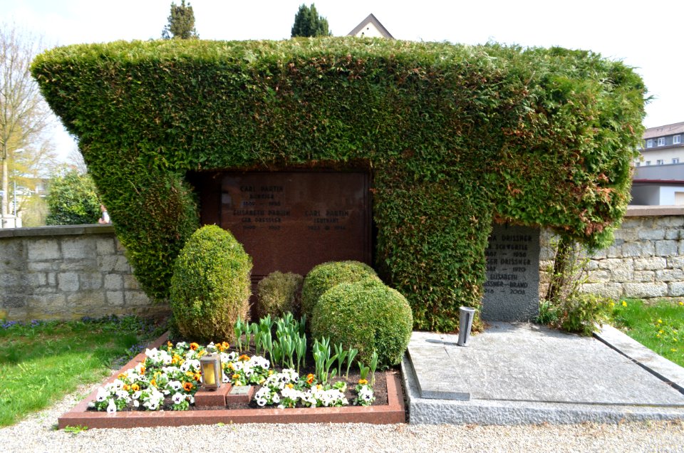 Bad Mergentheim, Friedhof, Grab Partin, Carl