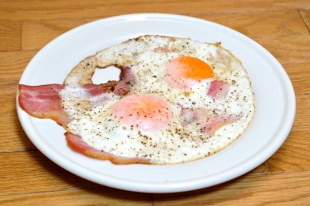 Bacon and eggs 001 photo