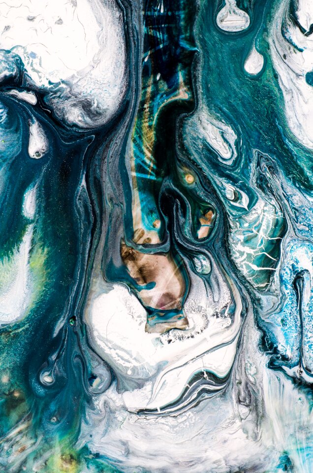 Modern art expressive painting
