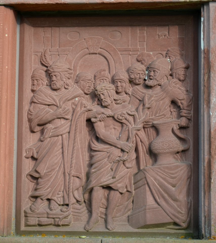 Bad Camberg, Kreuzweg zur Kreuzkapelle, Station 4, Detail