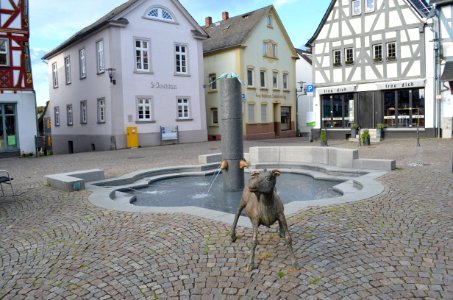 Bad Camberg, Marktplatz, Brunnen