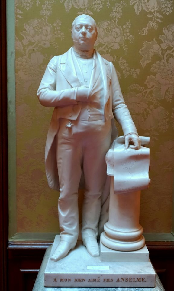 Baron Salomon Mayer von Rothschild by Paul Joseph Raymond Gayrard, 1845 - Waddesdon Manor - Buckinghamshire, England - DSC07761